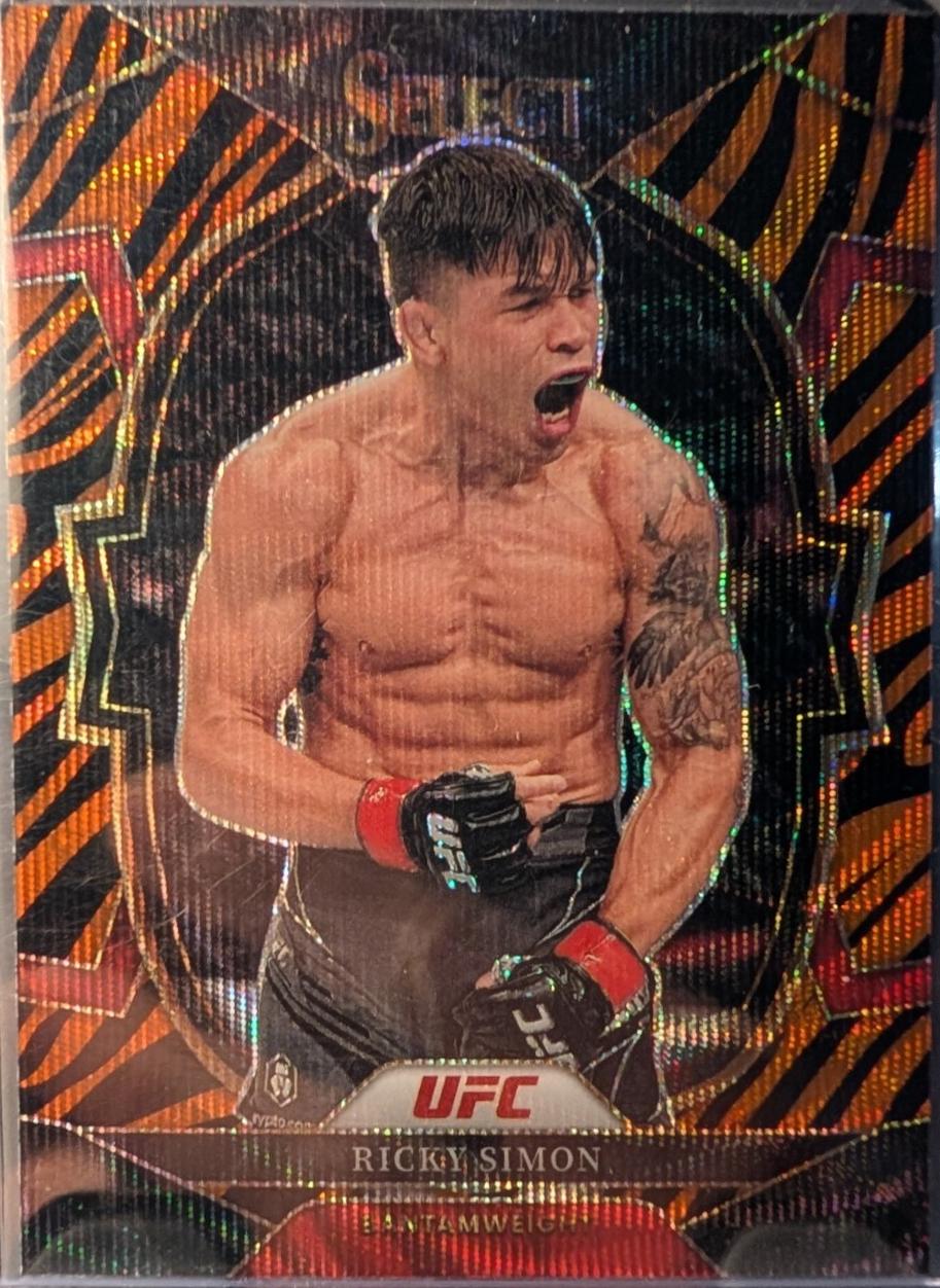 Ricky Simon 2023 Panini Select UFC Concourse #91 Tiger
