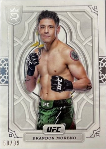 Brandon Moreno 2024 Topps Royalty UFC Base #41 Platinum