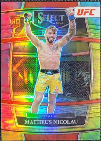 Matheus Nicolau 2022 Panini Select UFC Mezzanine #352 Tie Dye