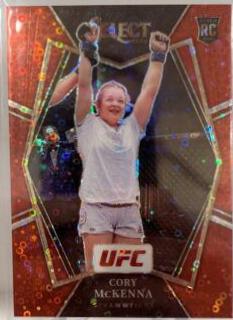 Cory McKenna 2022 Panini Select UFC Premier Level #190 Red Disco