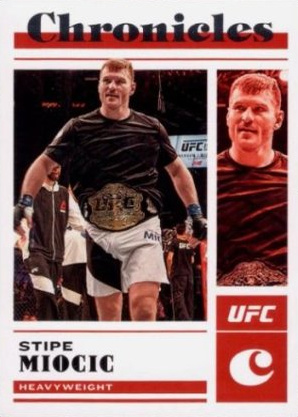 Stipe Miocic 2023 Panini Chronicles UFC Base Chronicles #48 Purple