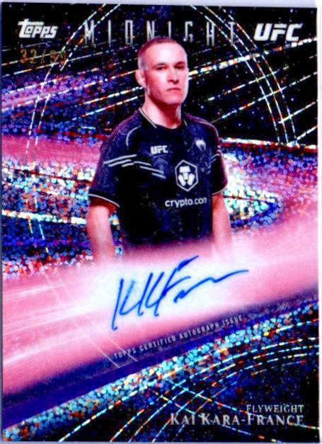 Kai Kara-France 2026 Topps Midnight UFC Horizon Signatures #HZS-KK Twilight