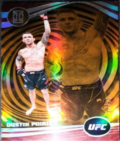 Dustin Poirier 2023 Panini Chronicles UFC Base Illusions #270 Orange