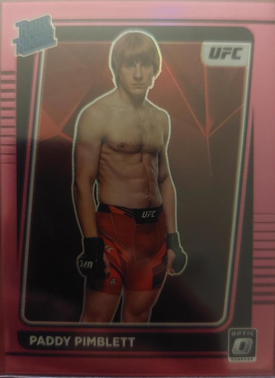 Paddy Pimblett 2022 Panini Donruss Optic UFC Base #103 Pink