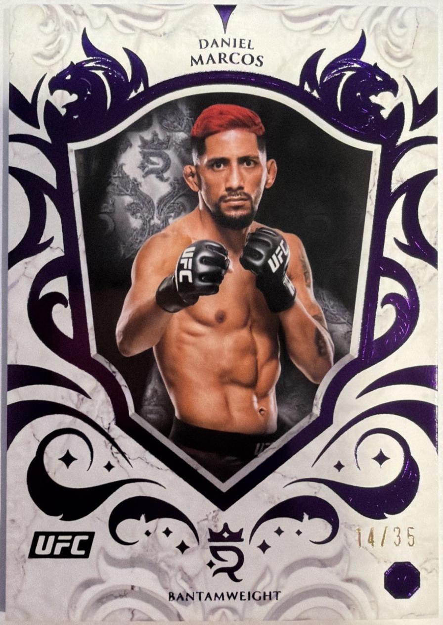 Daniel Marcos 2025 Topps Royalty UFC Base #33 Purple
