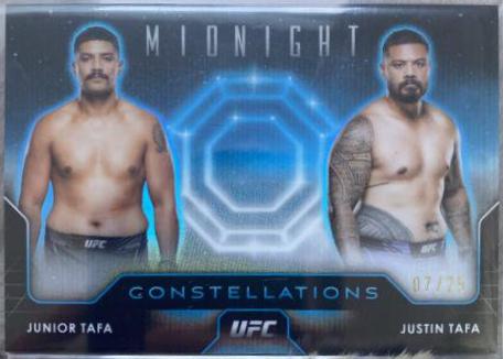 Junior Tafa 2024 Topps Midnight UFC Base #84 Moonrise