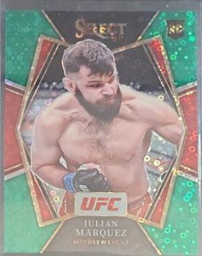 Julian Marquez 2022 Panini Select UFC Premier Level #170 Green