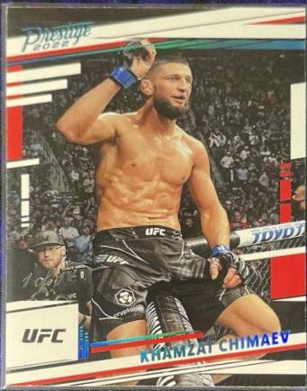 Khamzat Chimaev 2022 Panini Chronicles UFC Base One #477 Platinum