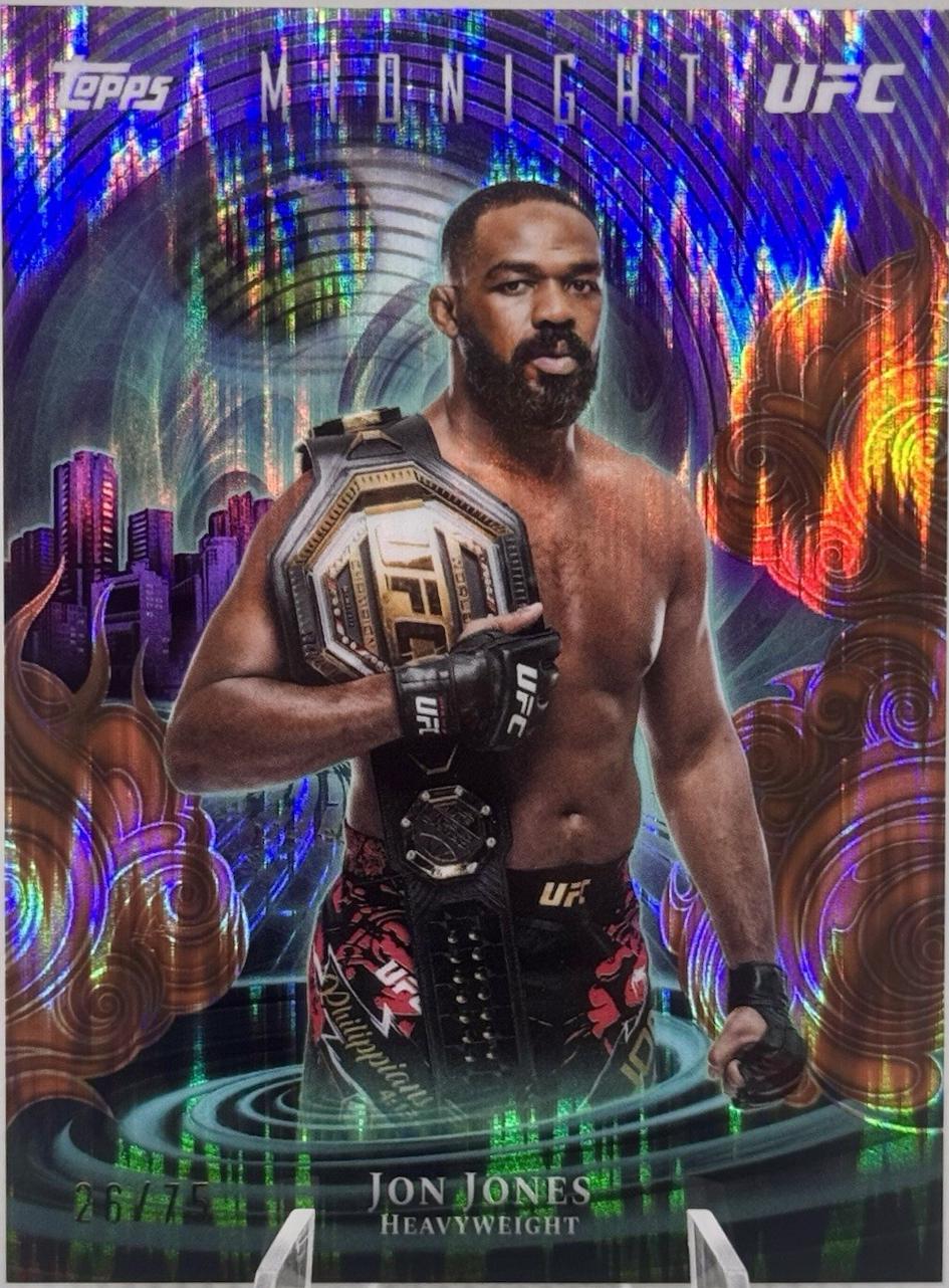 Jon Jones 2026 Topps Midnight UFC Insomnia #IN-9 Dusk