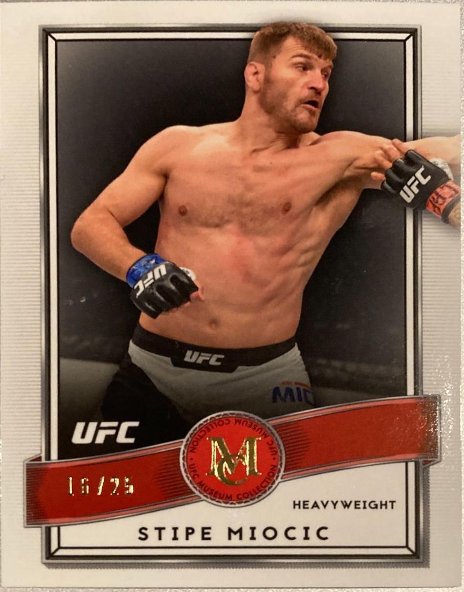 Stipe Miocic 2016 Topps UFC Museum Collection Base #4 Ruby