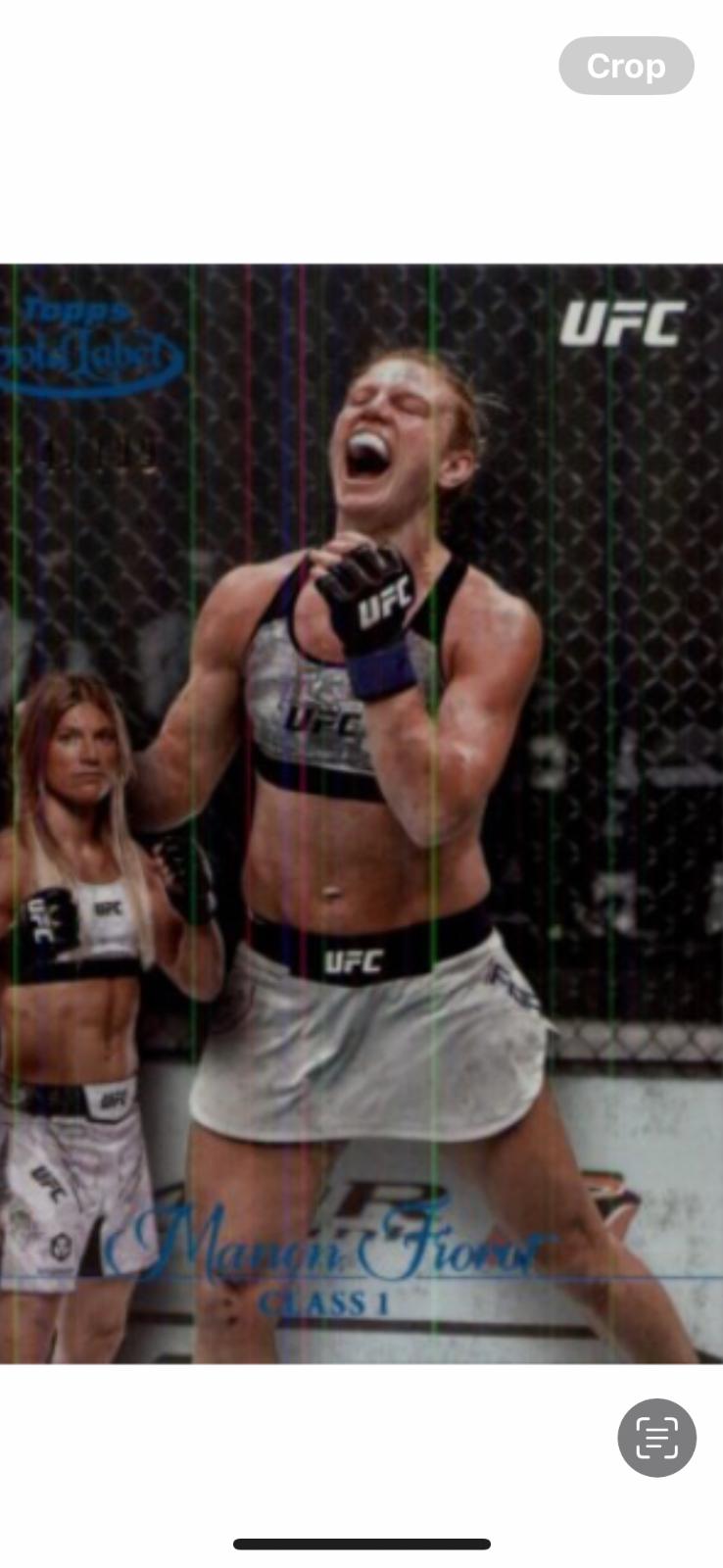 Manon Fiorot 2024 Topps Gold Label UFC Base Class I #85 Blue
