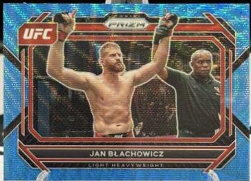 Jan Błachowicz 2023 Panini Prizm UFC Base #24 Blue Wave
