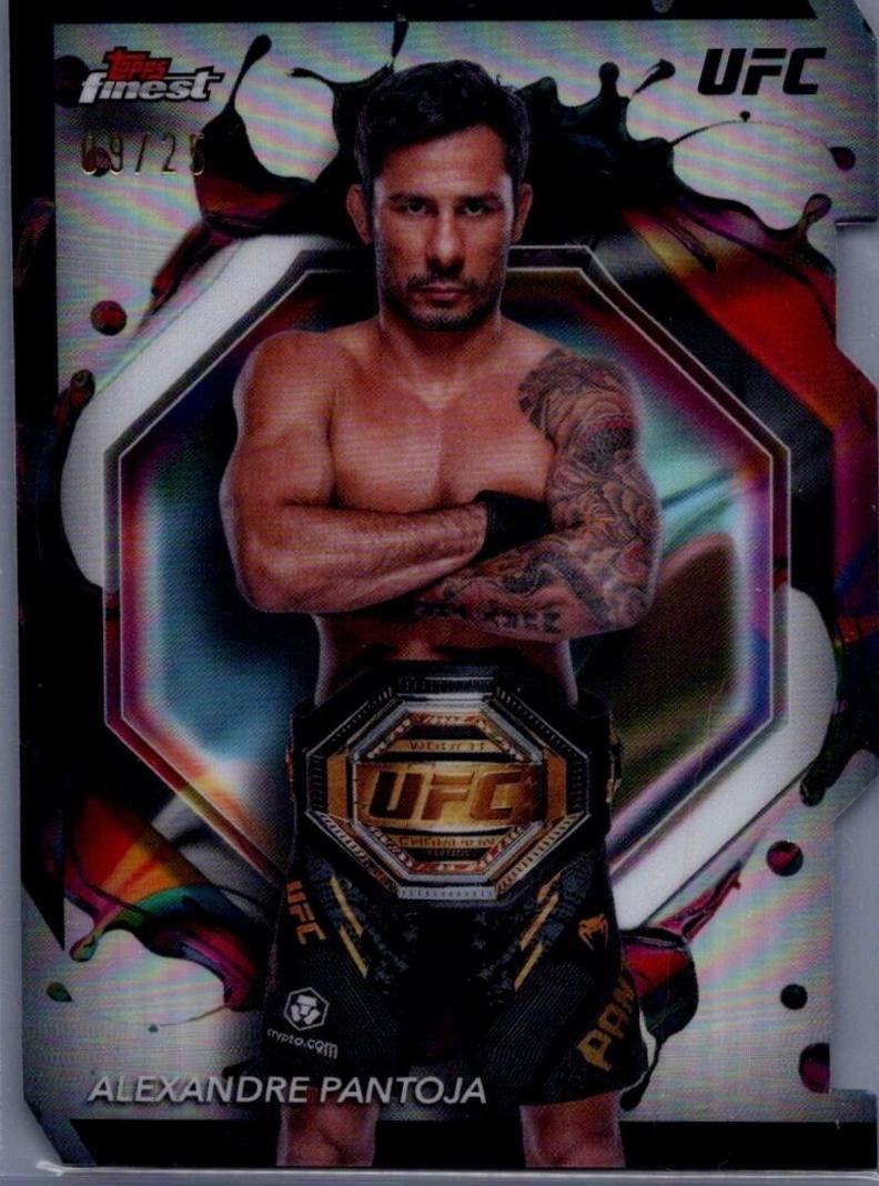 Alexandre Pantoja 2024 Topps Finest UFC Base Rare #262 Die-Cut Refractor