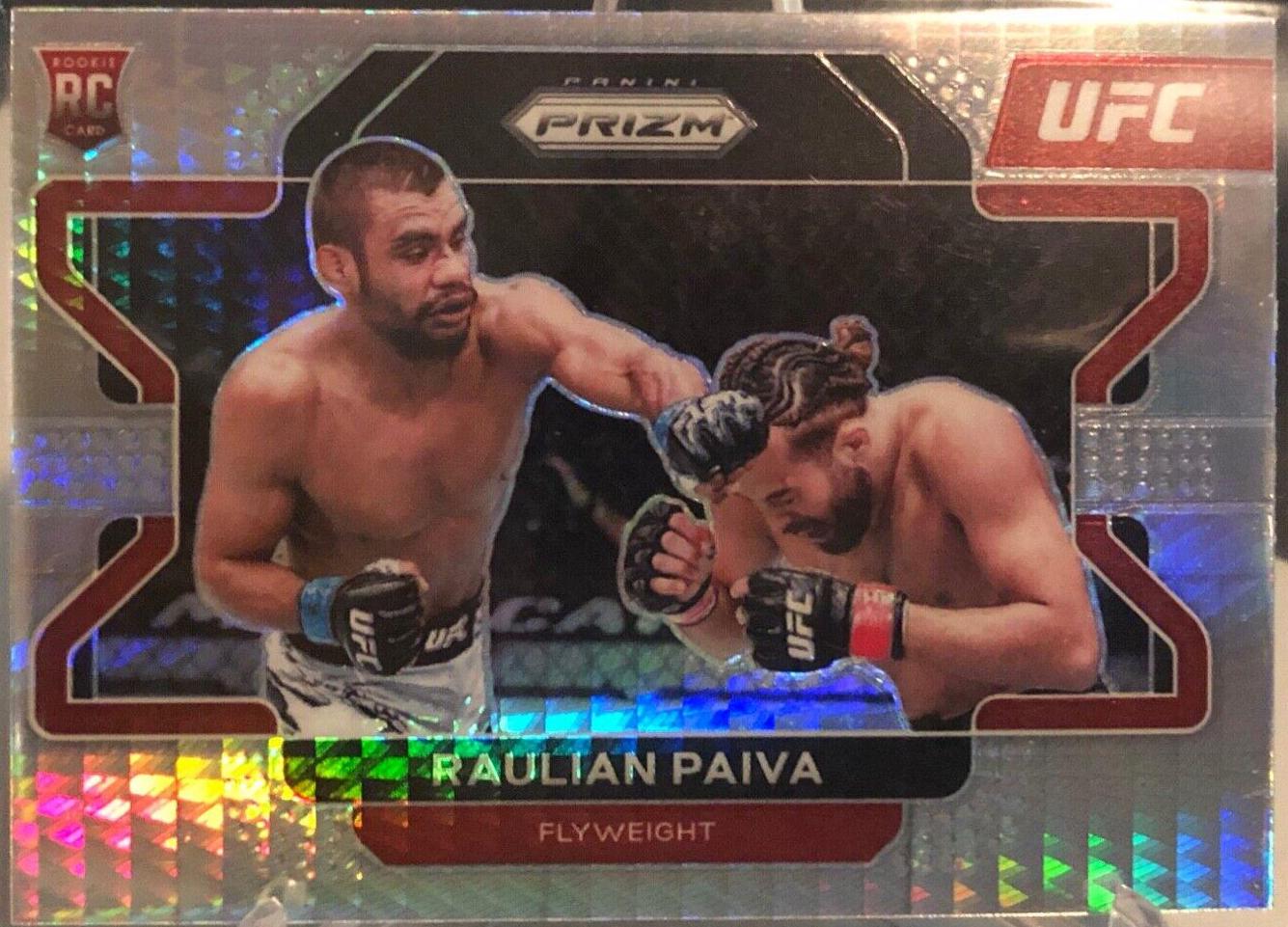Raulian Paiva 2022 Panini Prizm UFC Base #10 Hyper