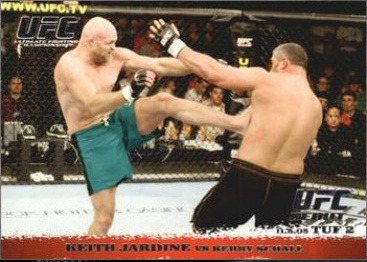 Keith Jardine / Kerry Schall 2009 Topps UFC Round 1 Base #30 Red