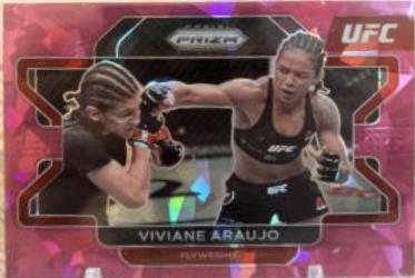 Viviane Araujo 2022 Panini Prizm UFC Base #62 Pink Ice
