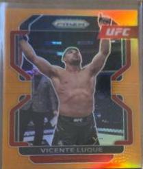 Vicente Luque 2022 Panini Prizm UFC Base #174 Orange