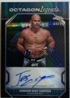 Junior Dos Santos 2024 Topps Chrome UFC Octagon Legends Autographs #OLA-JDS Red Refractor