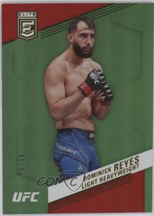 Dominick Reyes 2023 Panini Chronicles UFC Base Elite #242 Green