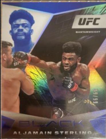 Aljamain Sterling 2021 Panini Chronicles UFC Base Black #113 Blue