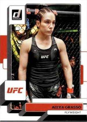 Alexa Grasso 2023 Panini Donruss UFC Base #56 Pink Laser