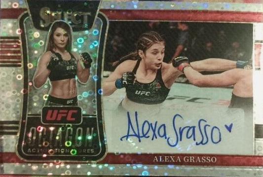 Alexa Grasso 2022 Panini Select UFC Octagon Action Signatures #44 Disco