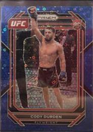 Cody Durden 2023 Panini Prizm Under Card UFC Base #112 Gold