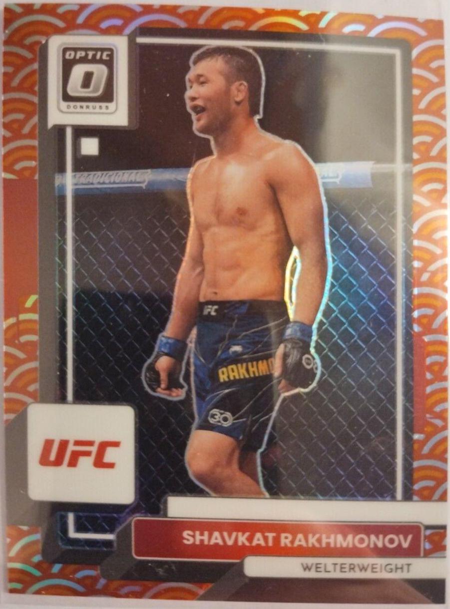 Shavkat Rakhmonov 2023 Panini Donruss Optic UFC Base #63 Photon