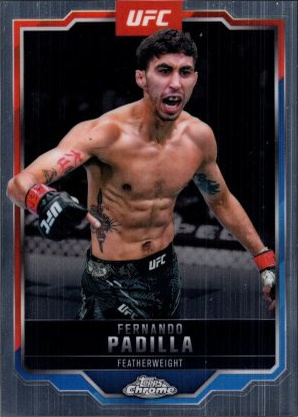 Fernando Padilla 2025 Topps Chrome UFC Base #47 Orange RayWave