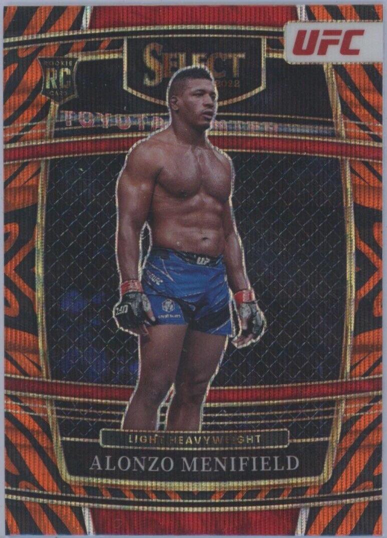Alonzo Menifield 2022 Panini Select UFC Concourse #4 Tiger