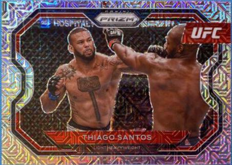 Thiago Santos 2021 Panini Prizm UFC Base #197 Mojo