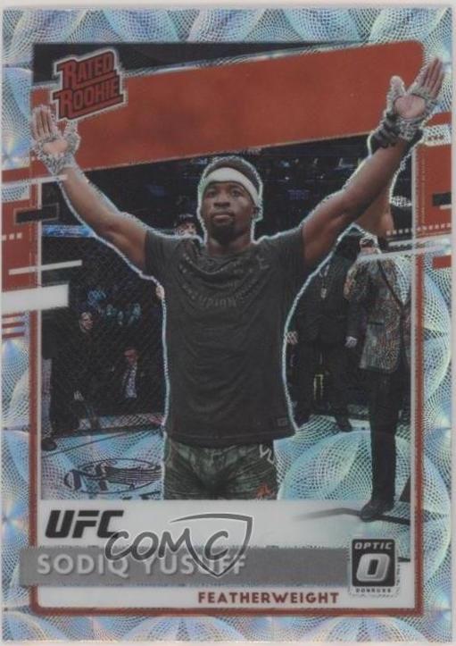 Sodiq Yusuff 2021 Panini Chronicles UFC Base Optic Rated Rookies #215 Asia