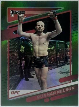 Gunnar Nelson 2022 Panini Donruss UFC Base #175 Green