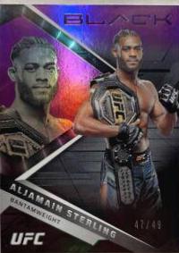 Aljamain Sterling 2022 Panini Chronicles UFC Base Black #216 Platinum
