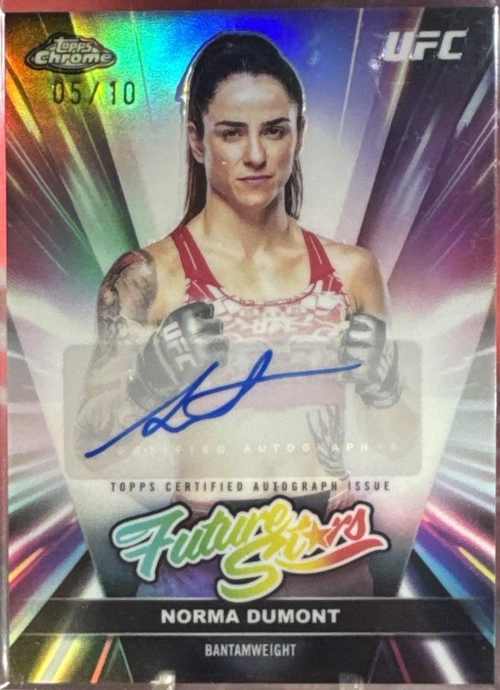 Norma Dumont 2026 Topps Chrome UFC Future Stars Autographs #FSA-ND Black Refractor