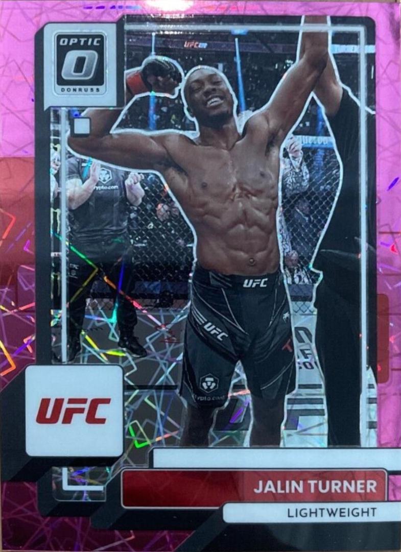 Jalin Turner 2023 Panini Donruss Optic UFC Base #54 Pink Velocity