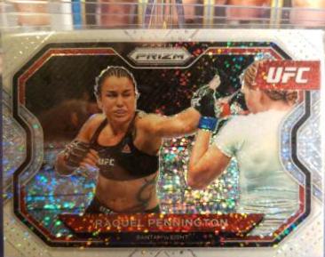 Raquel Pennington 2021 Panini Prizm UFC Base #185 White Sparkle
