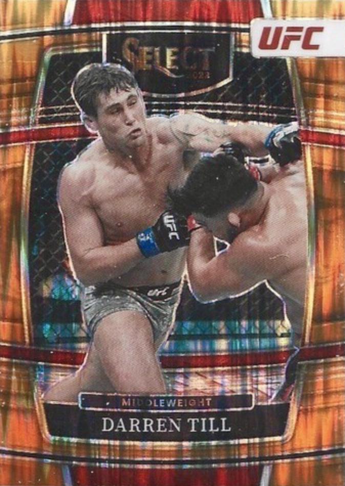 Darren Till 2022 Panini Select UFC Concourse #28 Orange Flash