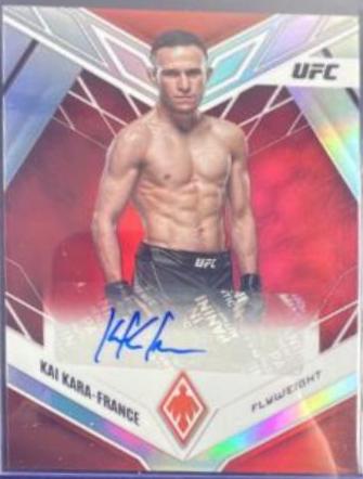 Kai Kara-France 2023 Panini Chronicles UFC Phoenix Autographs #10 Red