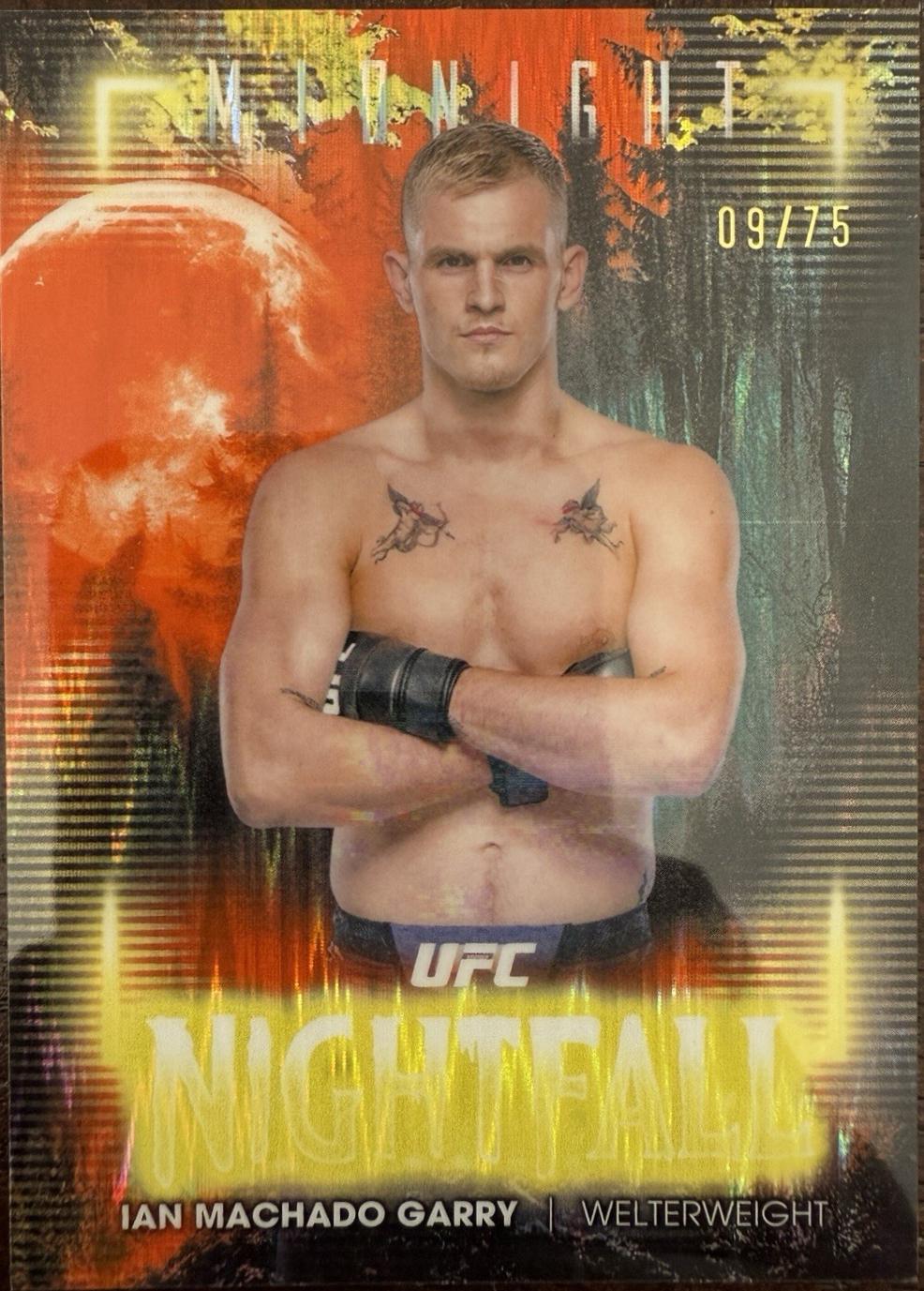 Ian Machado Garry 2025 Topps Midnight UFC Nightfall #NF-13 Dusk