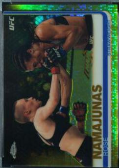 Rose Namajunas 2019 Topps Chrome UFC Base #10 Xfractor