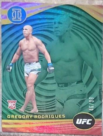 Gregory Rodrigues 2023 Panini Chronicles UFC Base Illusions #276 Green