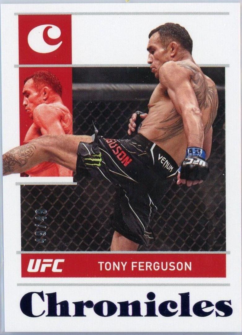 Tony Ferguson 2022 Panini Chronicles UFC Base Chronicles #64 Purple