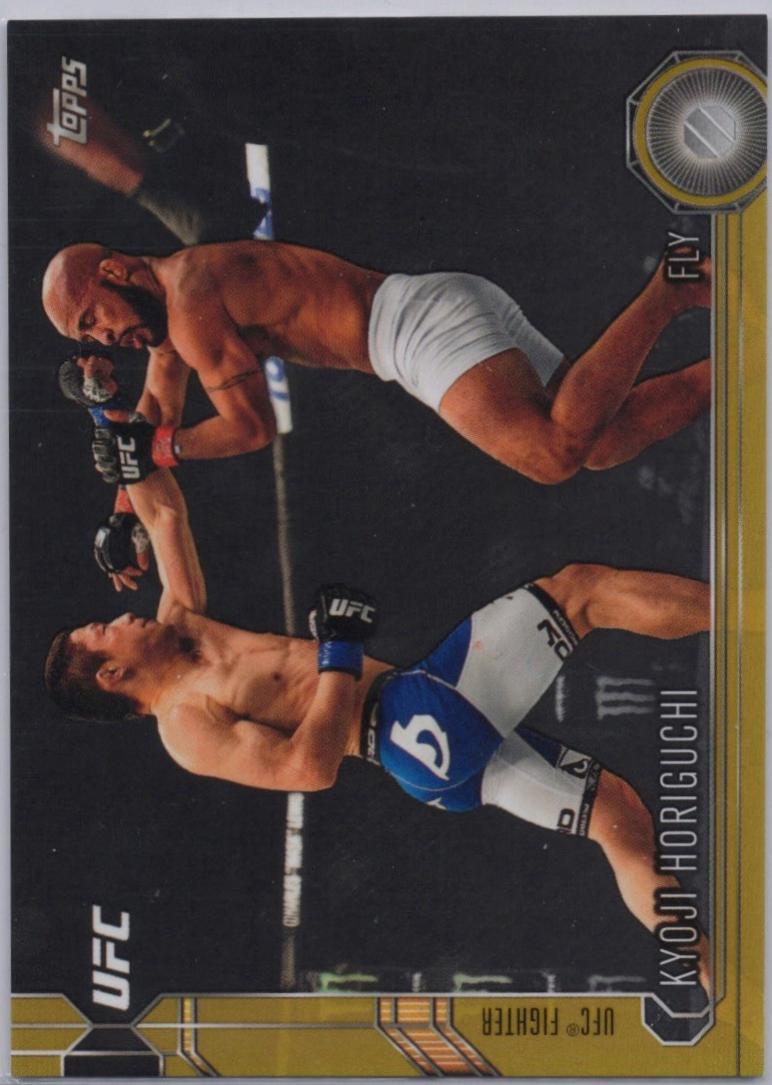 Kyoji Horiguchi 2015 Topps UFC Chronicles Base #212 Gold