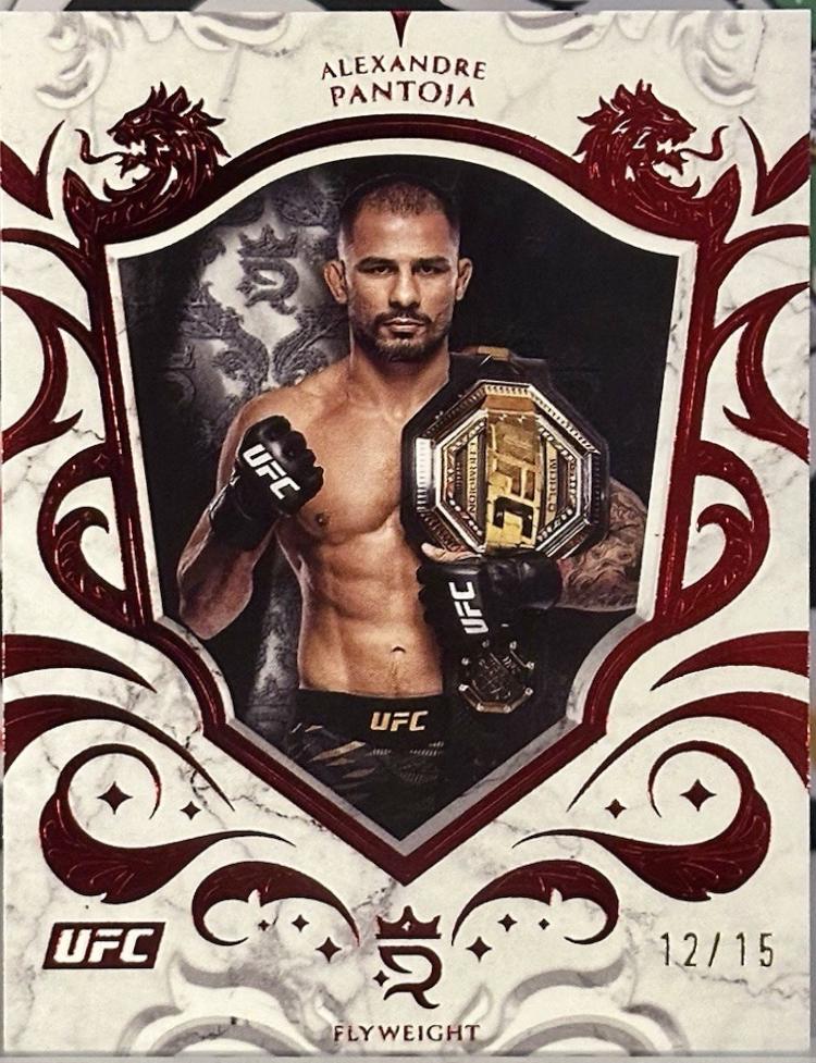Alexandre Pantoja 2025 Topps Royalty UFC Base #45 Red