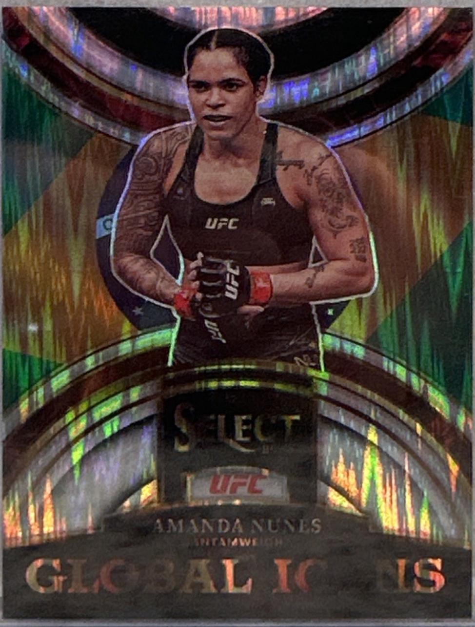 Amanda Nunes 2023 Panini Select UFC Global Icons #11 Flash