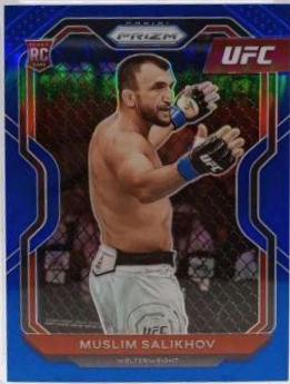 Muslim Salikhov 2021 Panini Prizm UFC Base #29 Blue