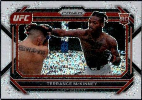 Terrance McKinney 2023 Panini Prizm UFC Base #31 White Sparkle