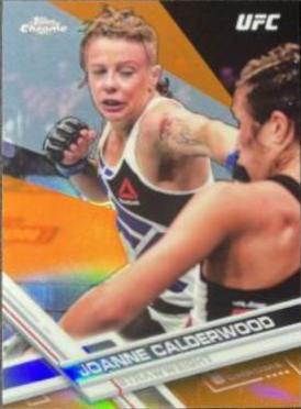 Joanne Wood 2017 Topps Chrome UFC Base #60 Orange