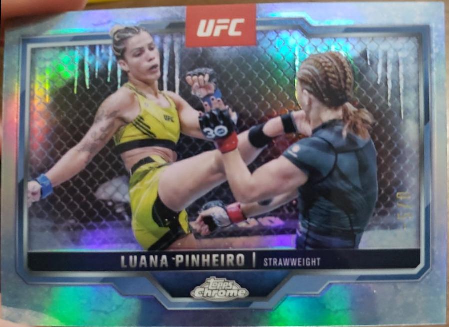 Luana Pinheiro 2025 Topps Chrome UFC Base #178 FrozenFractor